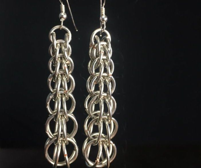 Tapered Chain Earrings