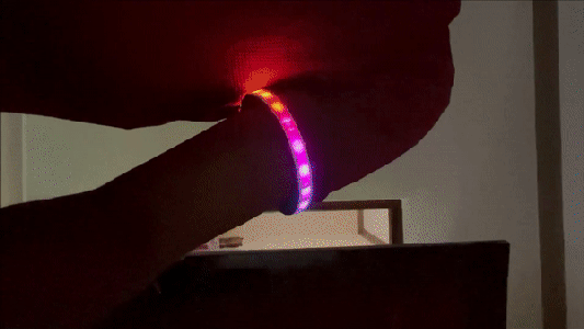 3D Printed LED Arm Band Making Which Is Programmable