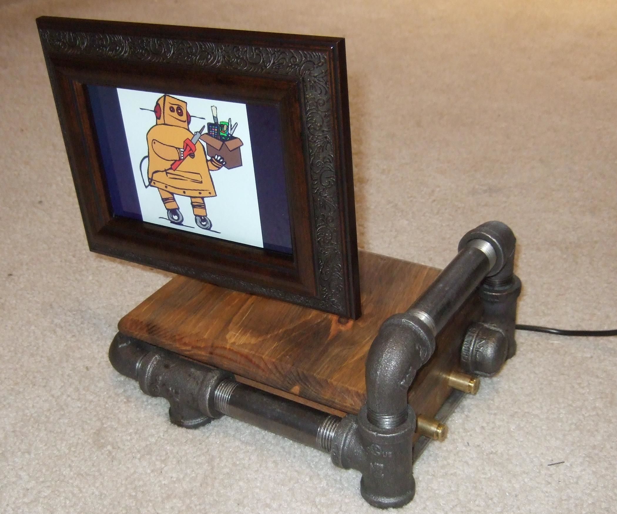 Steam Punk Digital 8" Picture Frame