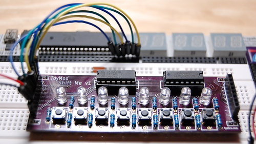 Shift Me Kit: 595 and 165 Shift Register Kit - Instructables