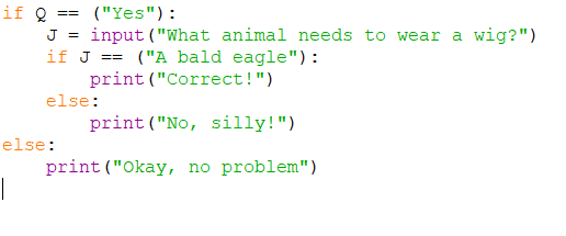 Create If-else Conditional Statements and More Inputs!
