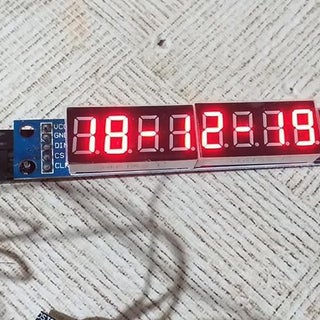 Digital Clock Project Using 8 Digit 7 Segment MAX7219 Module : 5 Steps ...