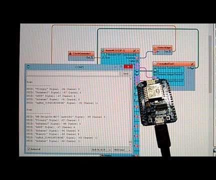 ESP8266 and Visuino: Wi-Fi Network Scanner