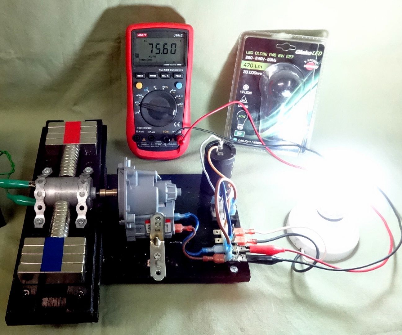 Mechanical Strobe LED Light DIY 