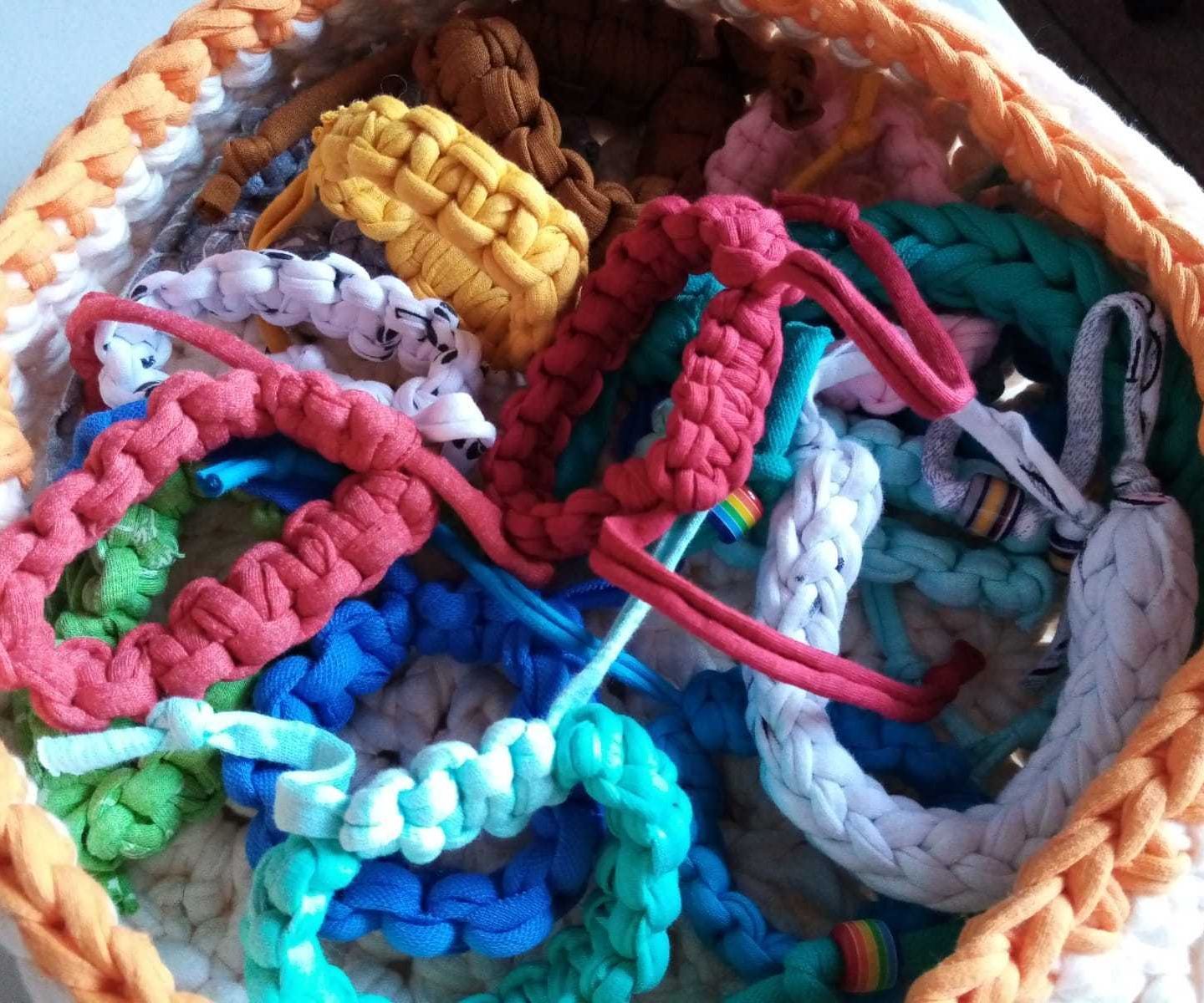 Recycled Macrame Bracelets