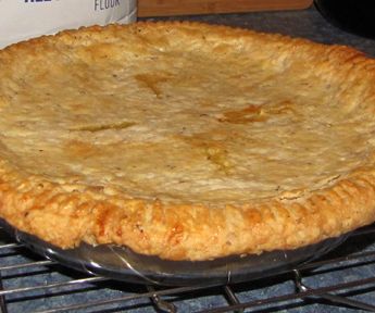 A Healthier Flaky Double Pie Crust W/ Coconut Oil