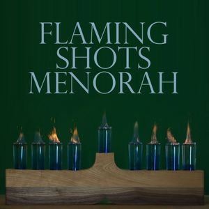 Flaming Shots Menorah