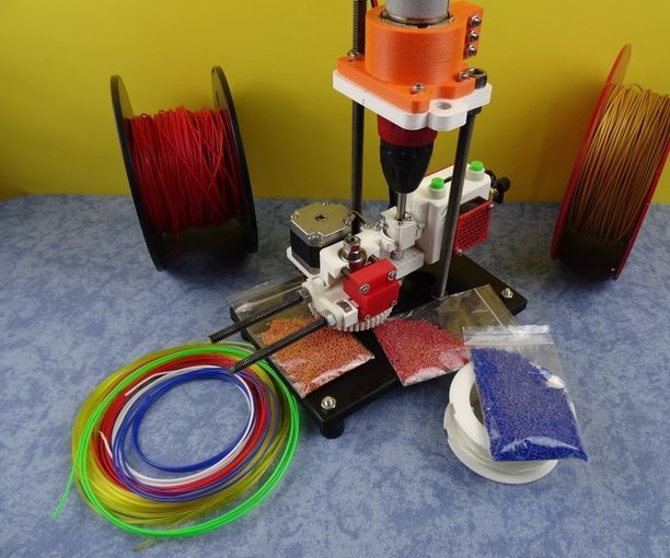 3D Printed Open Source Multi Material Cutter&Pelletizer : SHRED-Buddy3D