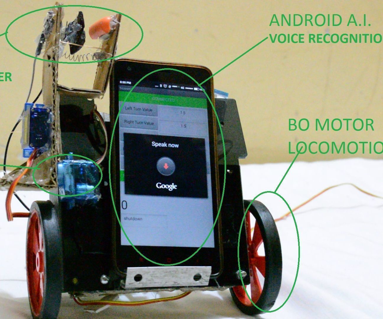 Android Arduino Assistant Robot (how to Make)DIY