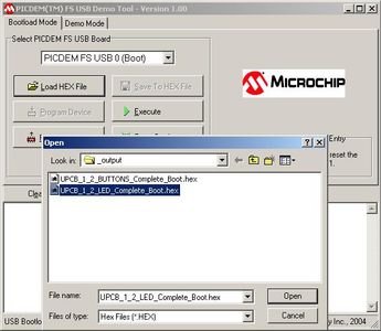 Using the Bootloader Software
