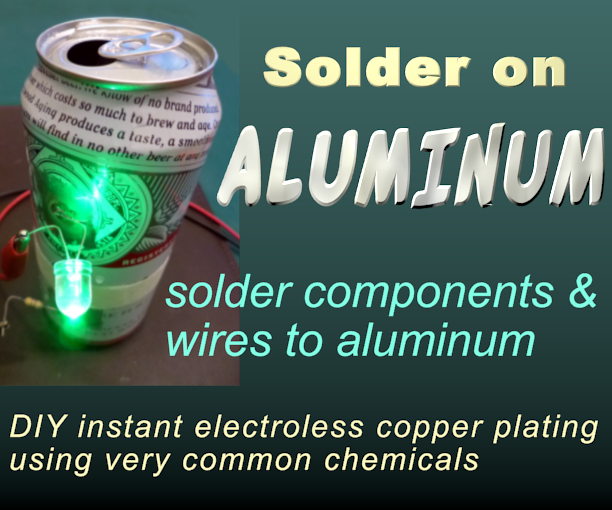 Solder Electronic Components on Aluminum  