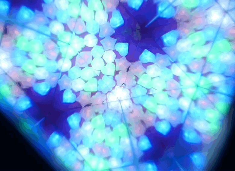 3D Printed Light-Up Kaleidoscope With Wireless LEDs