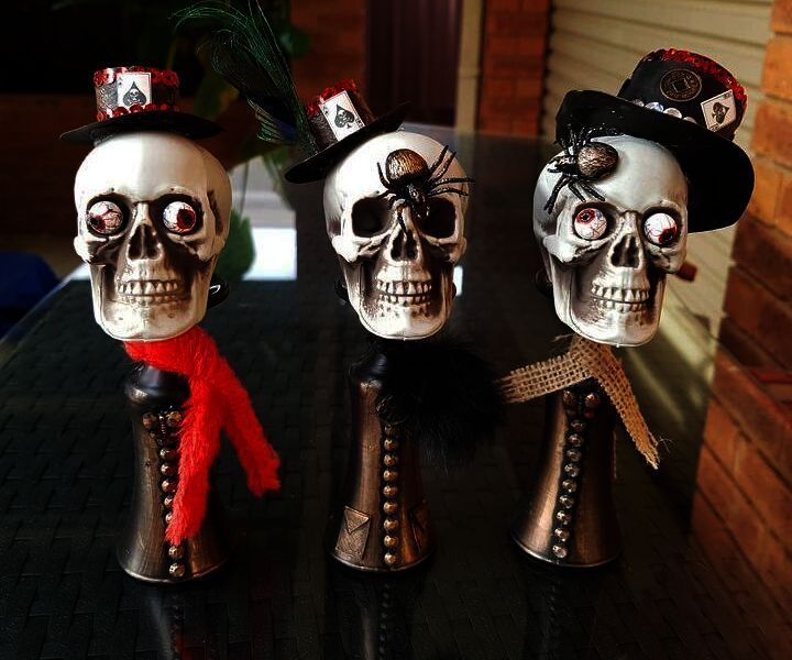 DIY Halloween Skull Men