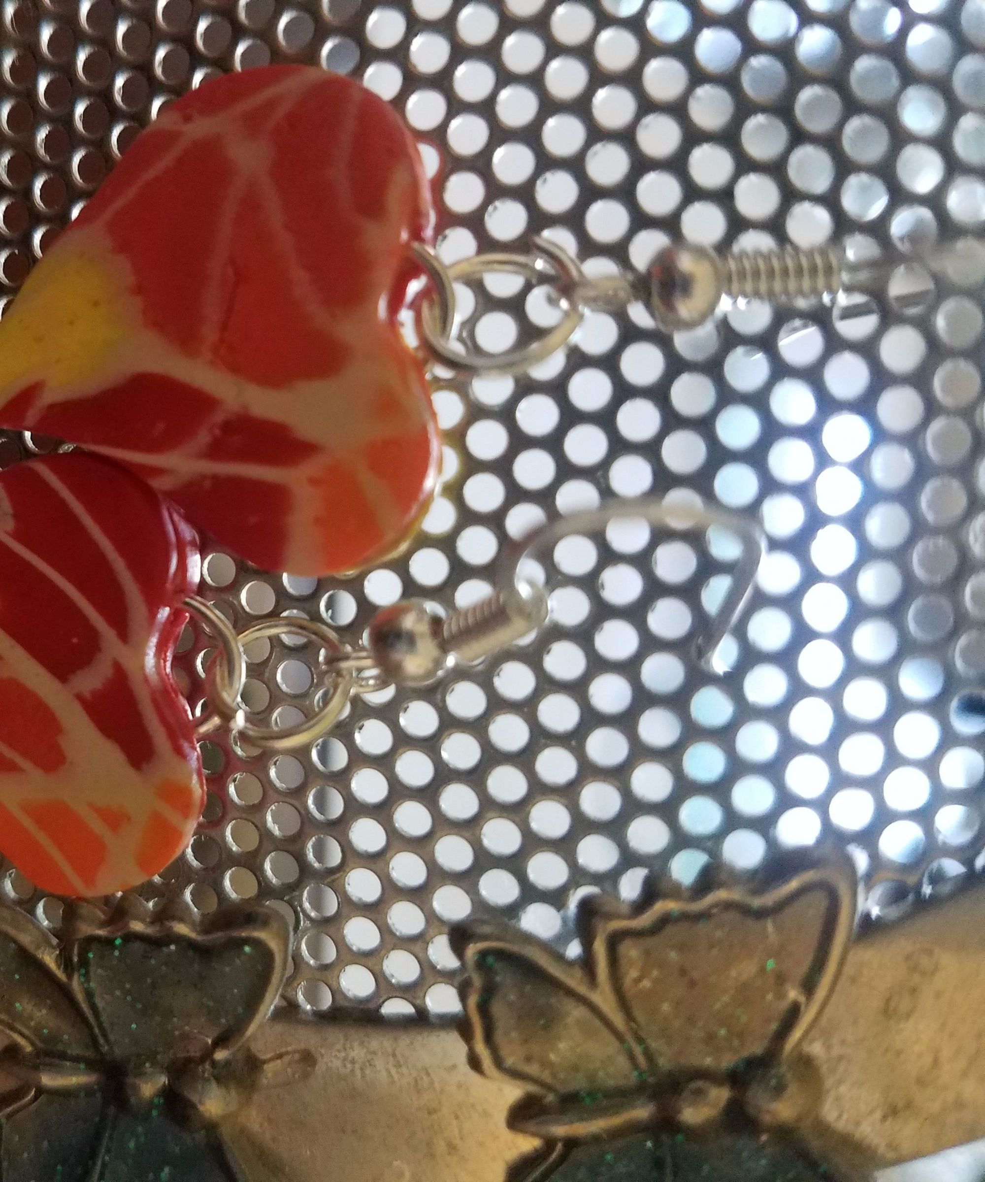 Polymer Clay Mosaic Earrings 