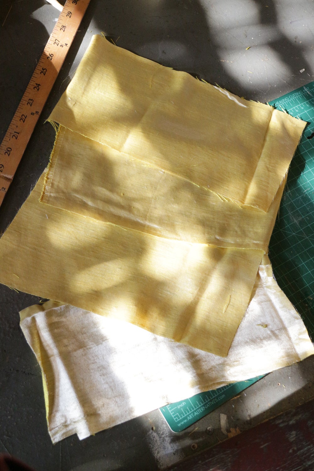 Sewing the Lampshade