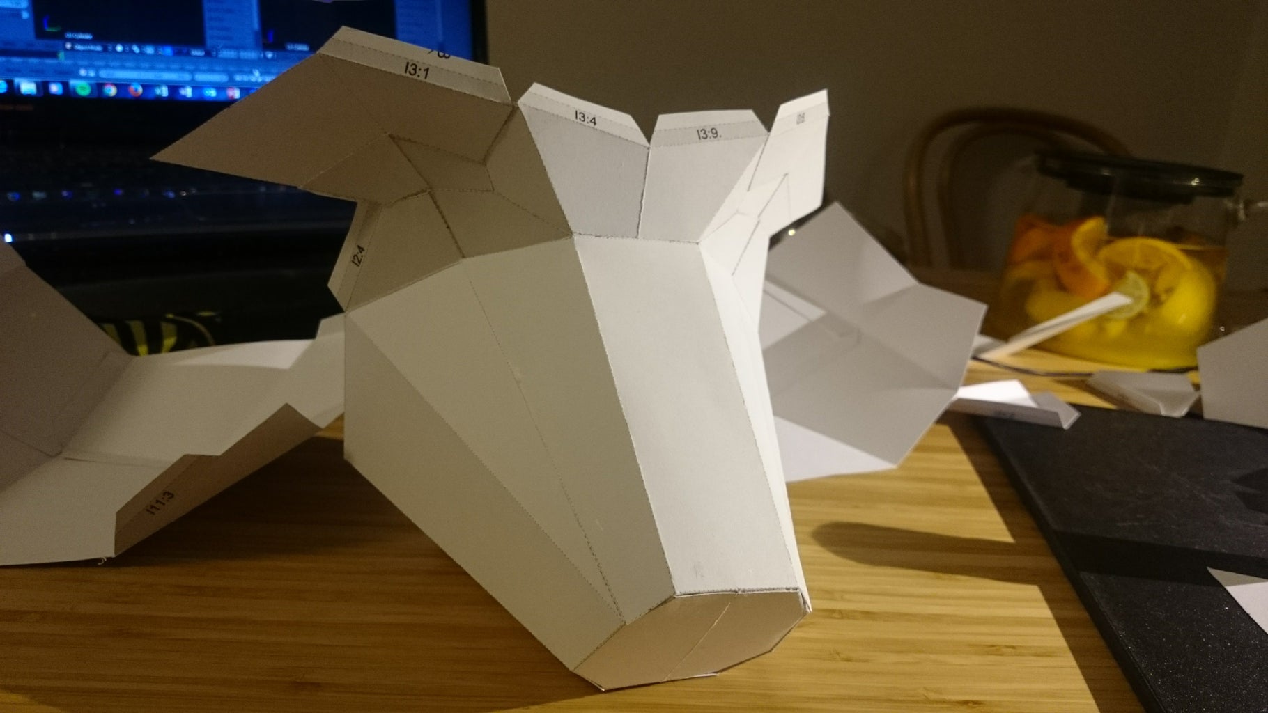 Papercraft Low Poly Wolf Mask : 6 Steps (with Pictures) - Instructables papercraft-low-poly-wolf-mask-6-steps-with-pictures-instructables