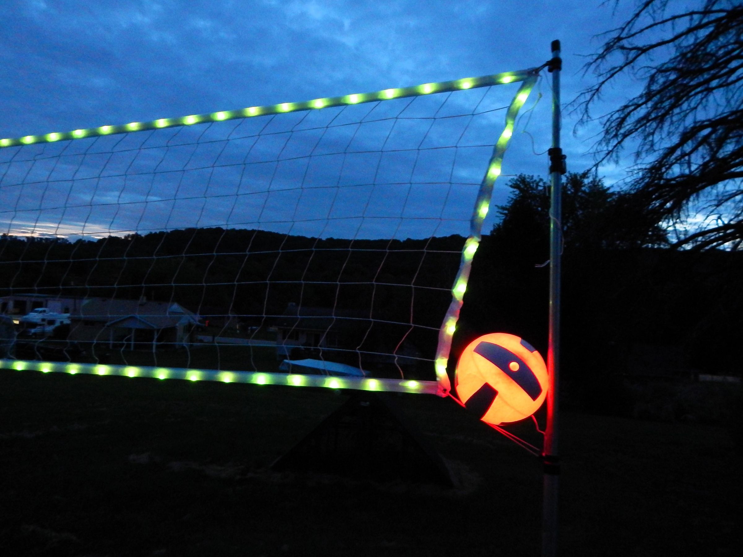 DIY LightUp Volleyball Net Mounting Kit 4 Steps Instructables