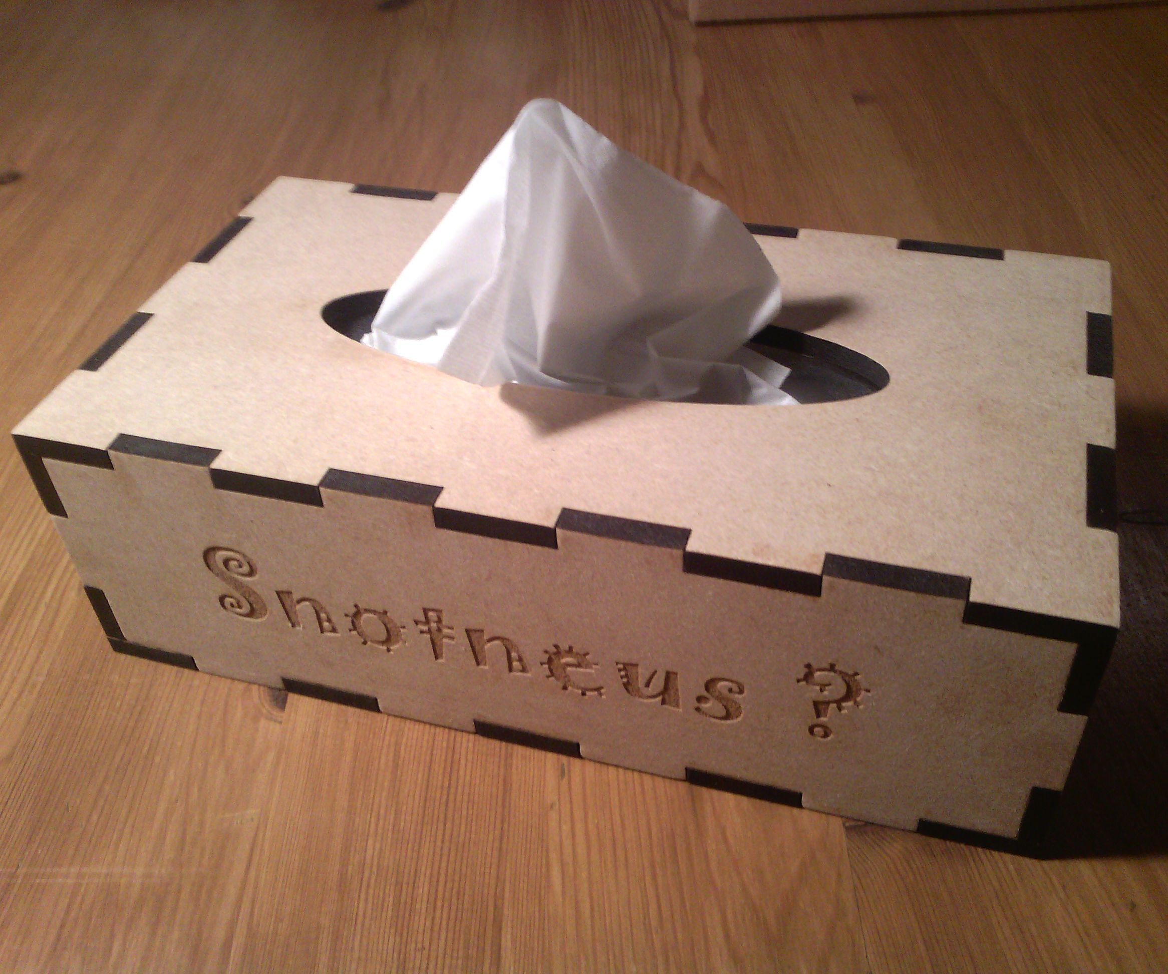 Wooden Tissue Box