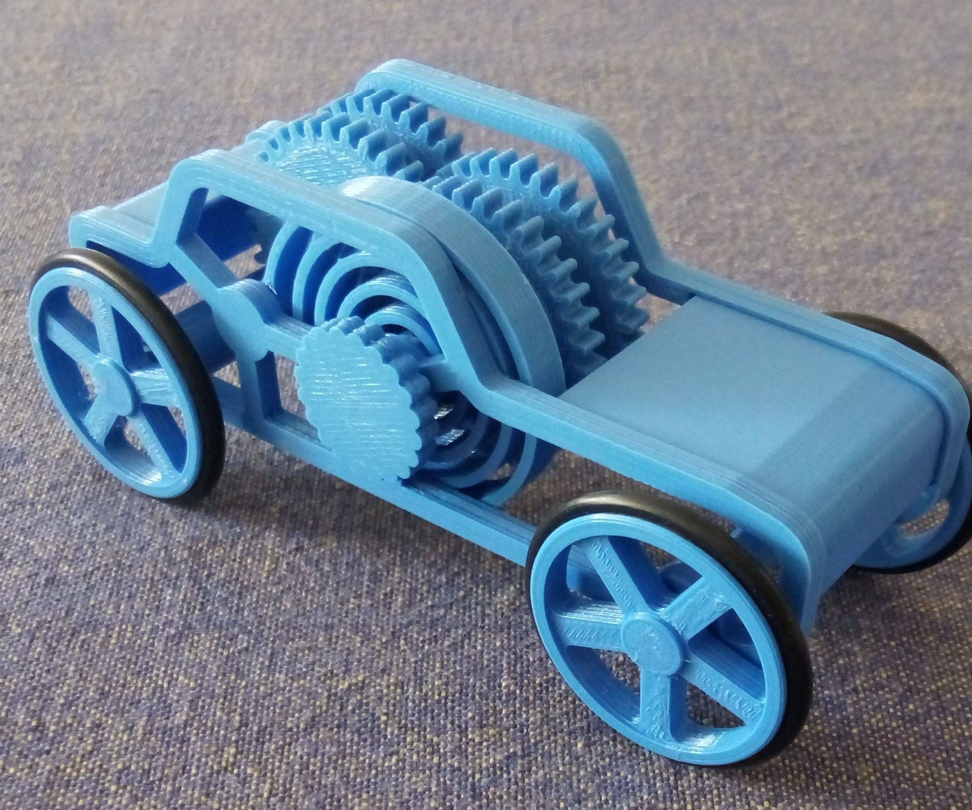 3D Printed Car Toy Windup Motor