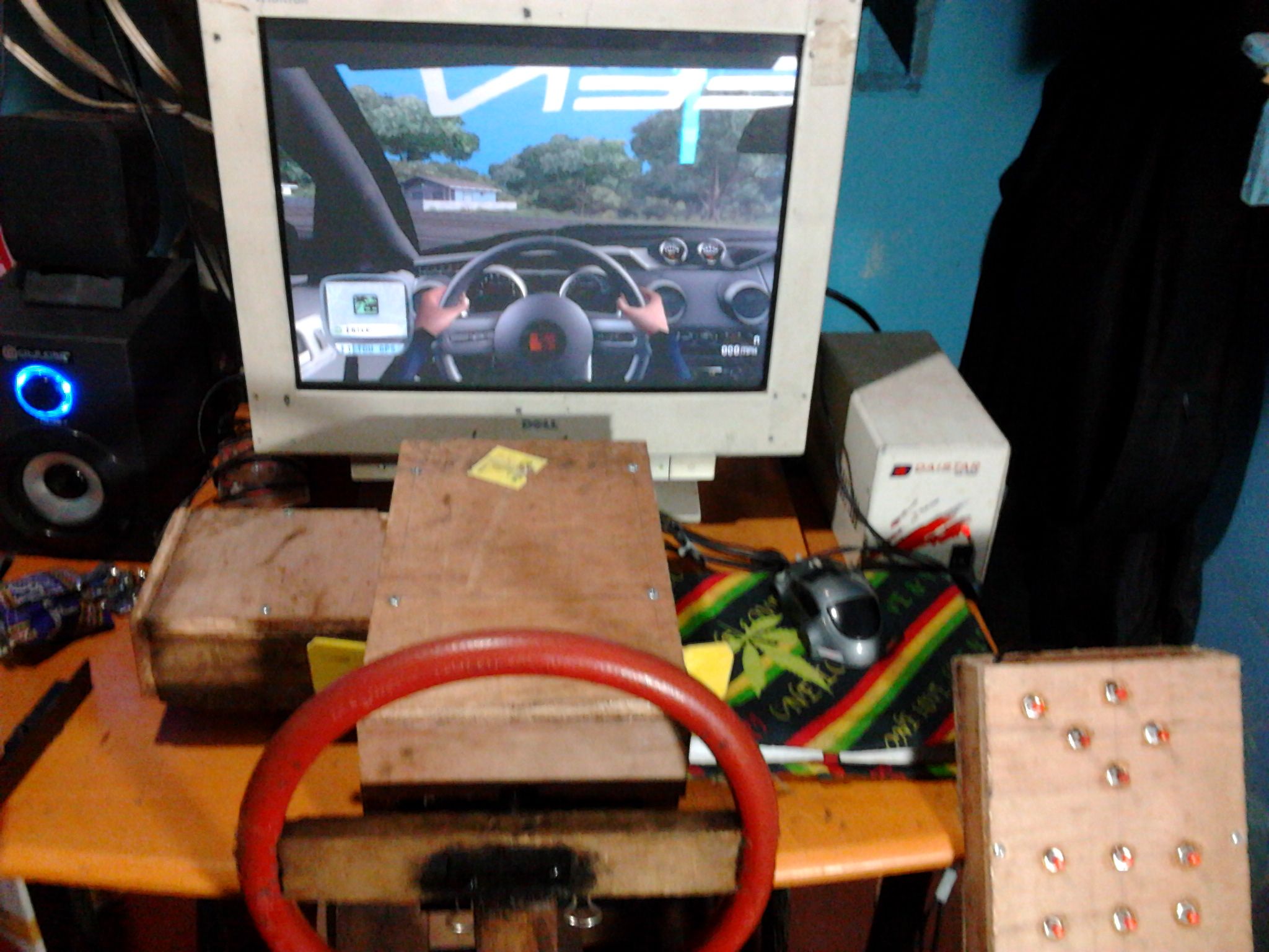 Home Made Pc Racing Game Controller Set Instructables