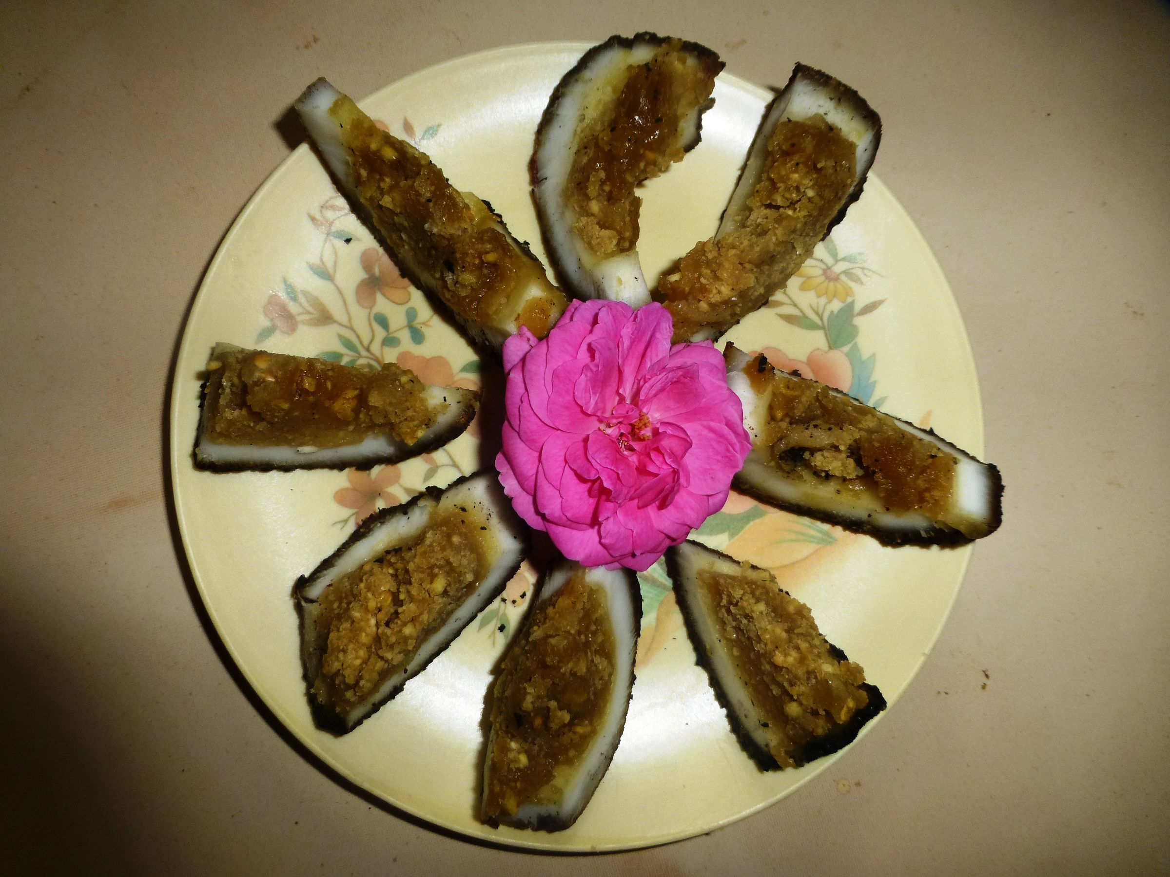 Barbecued Stuffed Coconut