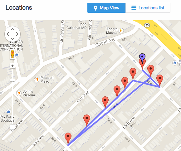 Connected Wristband for Orientation Race