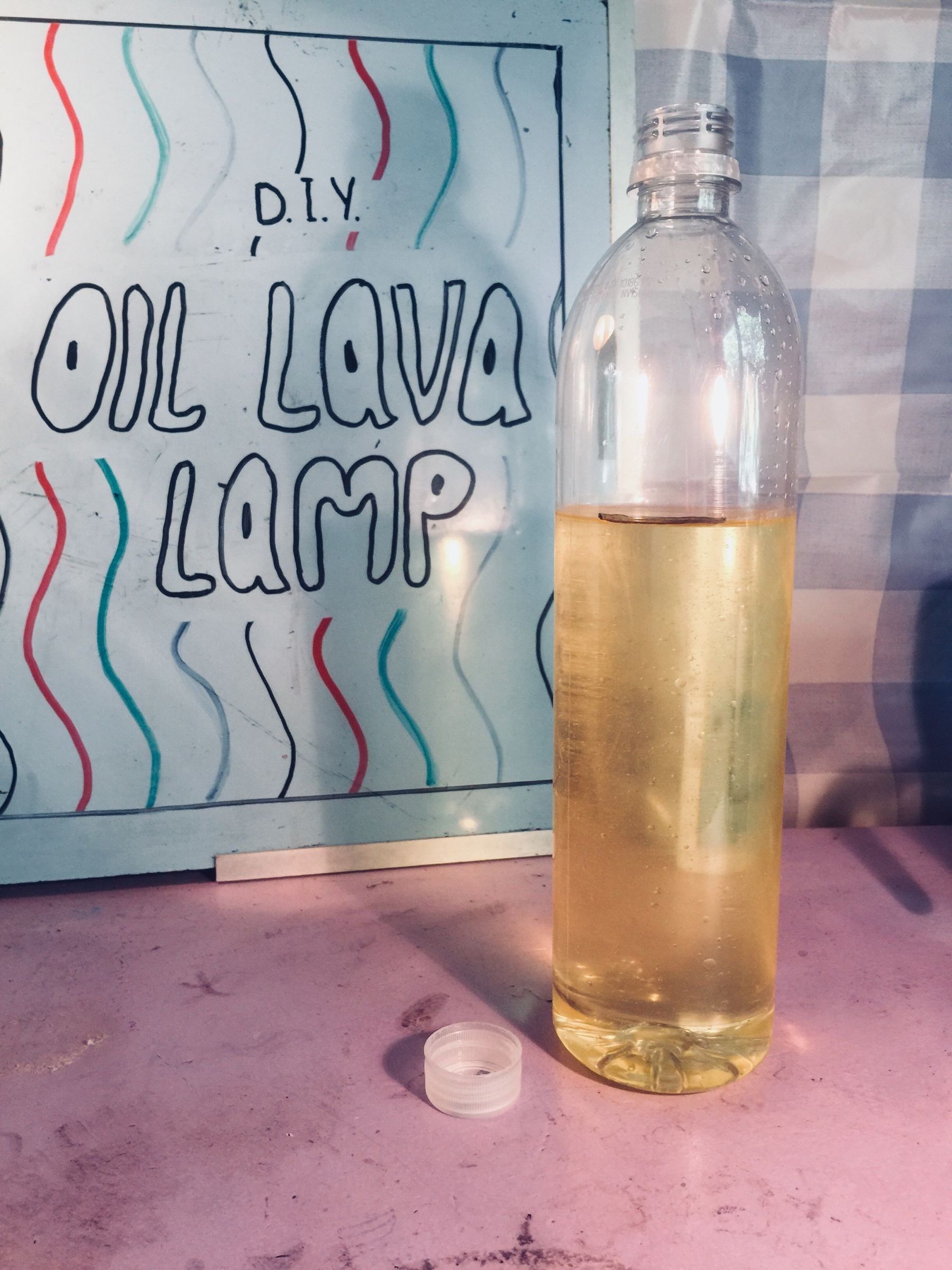DIY Oil Lava Lamp 5 Steps Instructables