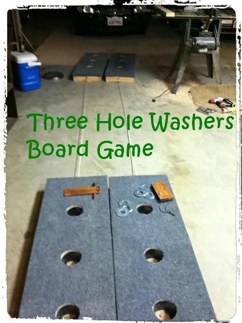 Build a Three Hole Washers Board Game