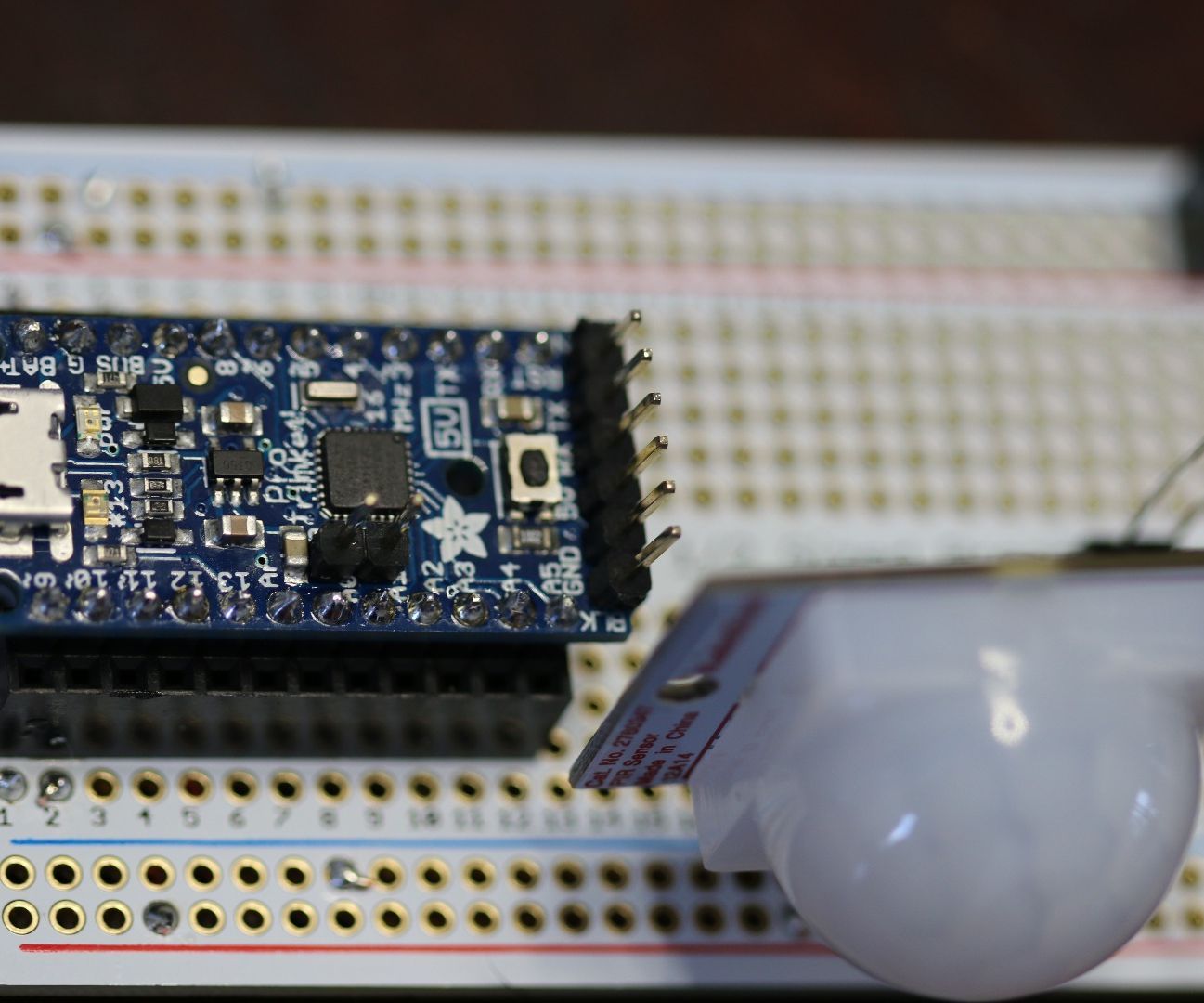 Workshop for NJ MakerSpace 2015 - Constructing a Motion Sensor Night Light 