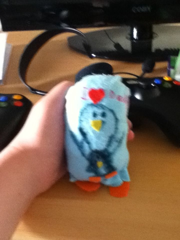 Fathers Day Daddy Penguin and Baby Penguin Plushie