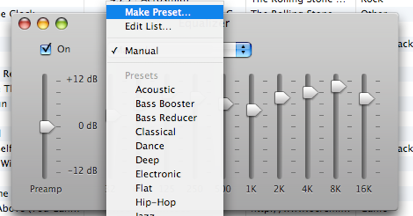 Saving Your Settings