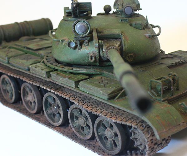 Painting 3D Printed T-62 Model