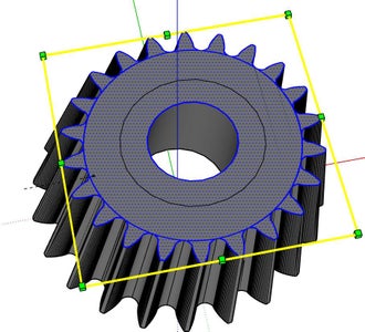 Main Crank Winding Gear Assembly