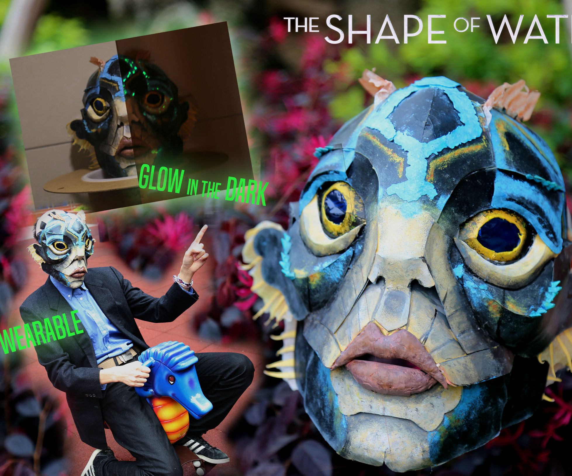 Paper Gillman Mask the Shape of Water