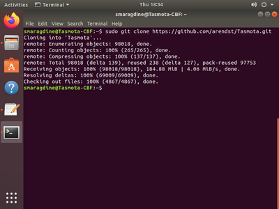 Installation of Esptool, Access GIT Repo, and Test Build.