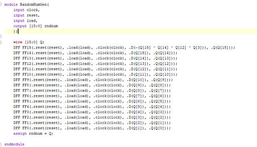 Random Number Generator