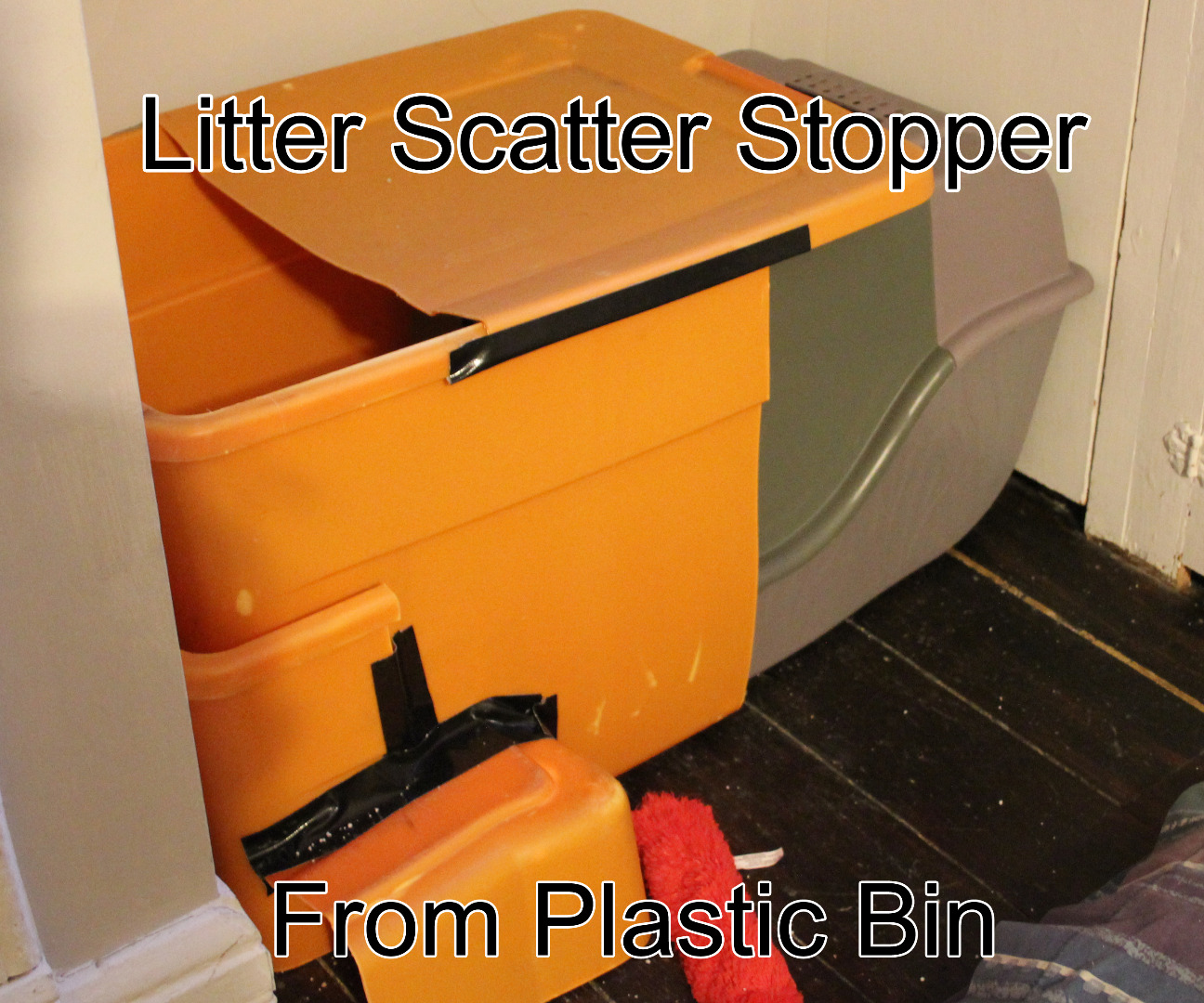 Stop Litter Scatter for Cat Litter Boxes 4 Steps Instructables