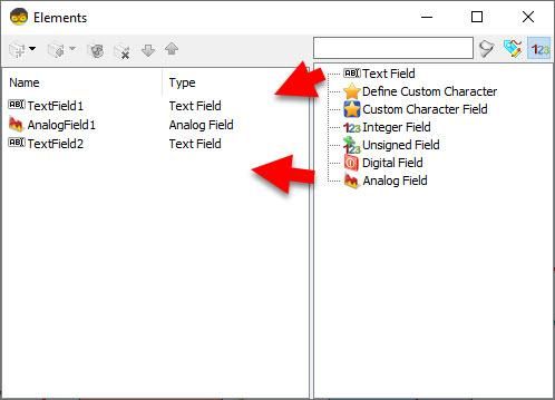 In Visuino Set Components