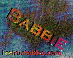 Make Rain effect on your name banner with the GIMP