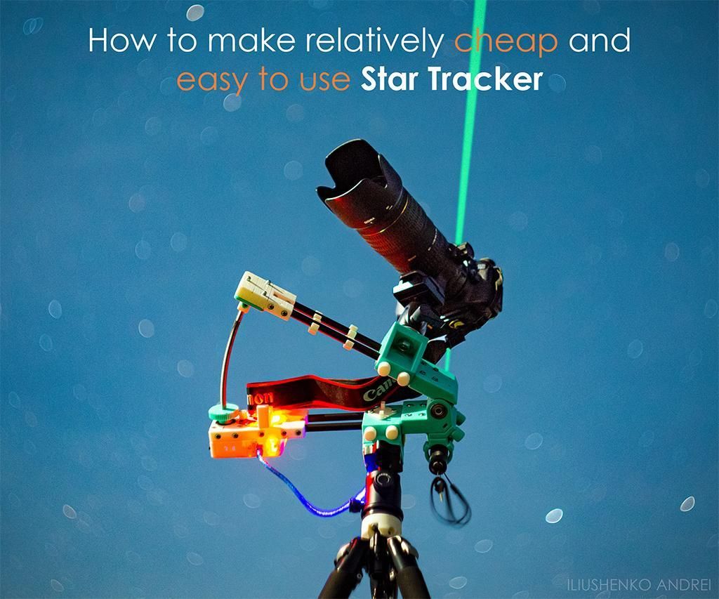 Star Tracker for DSLR (Arduino + 3D Printing)