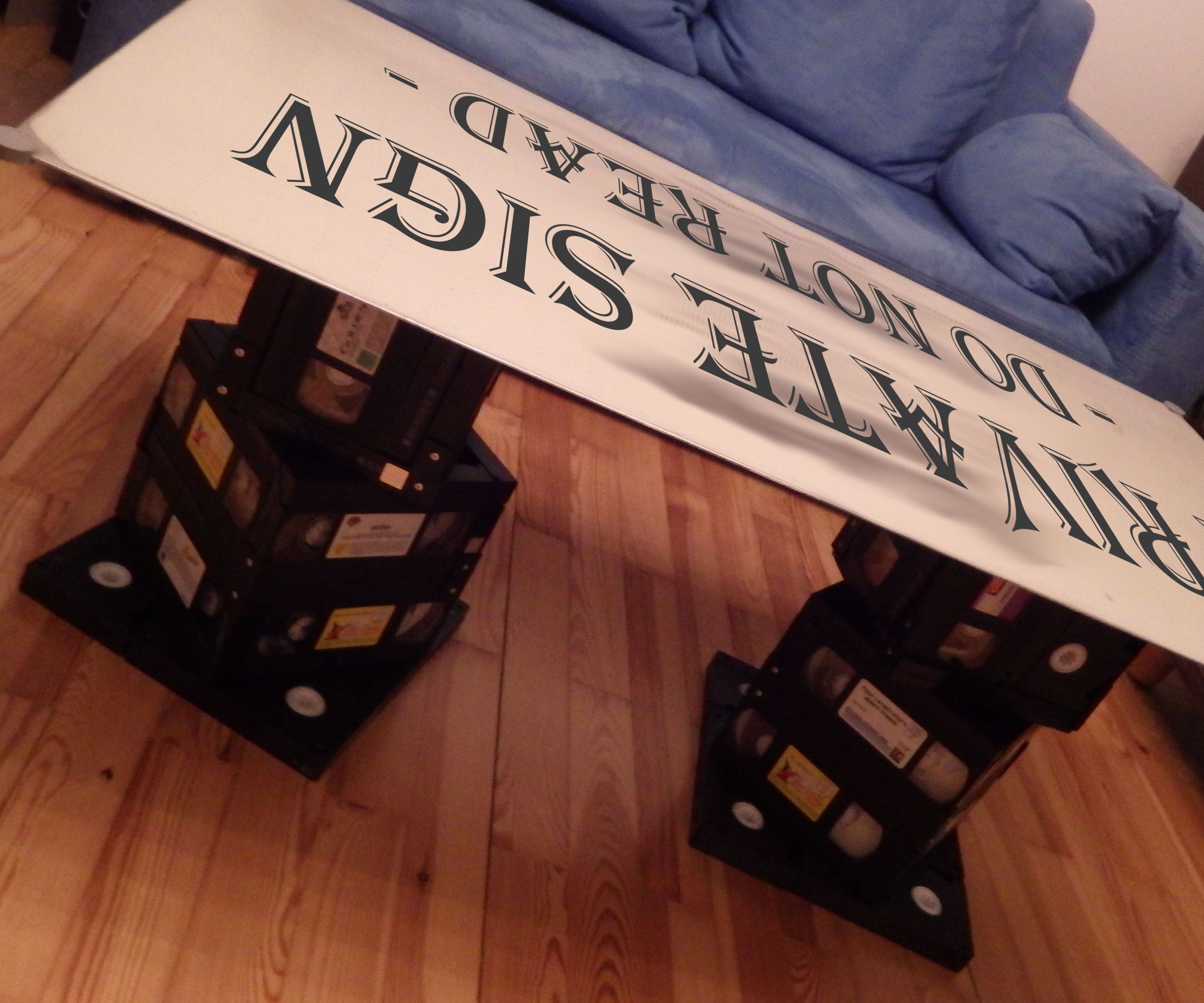 VHS Couch Table Legs