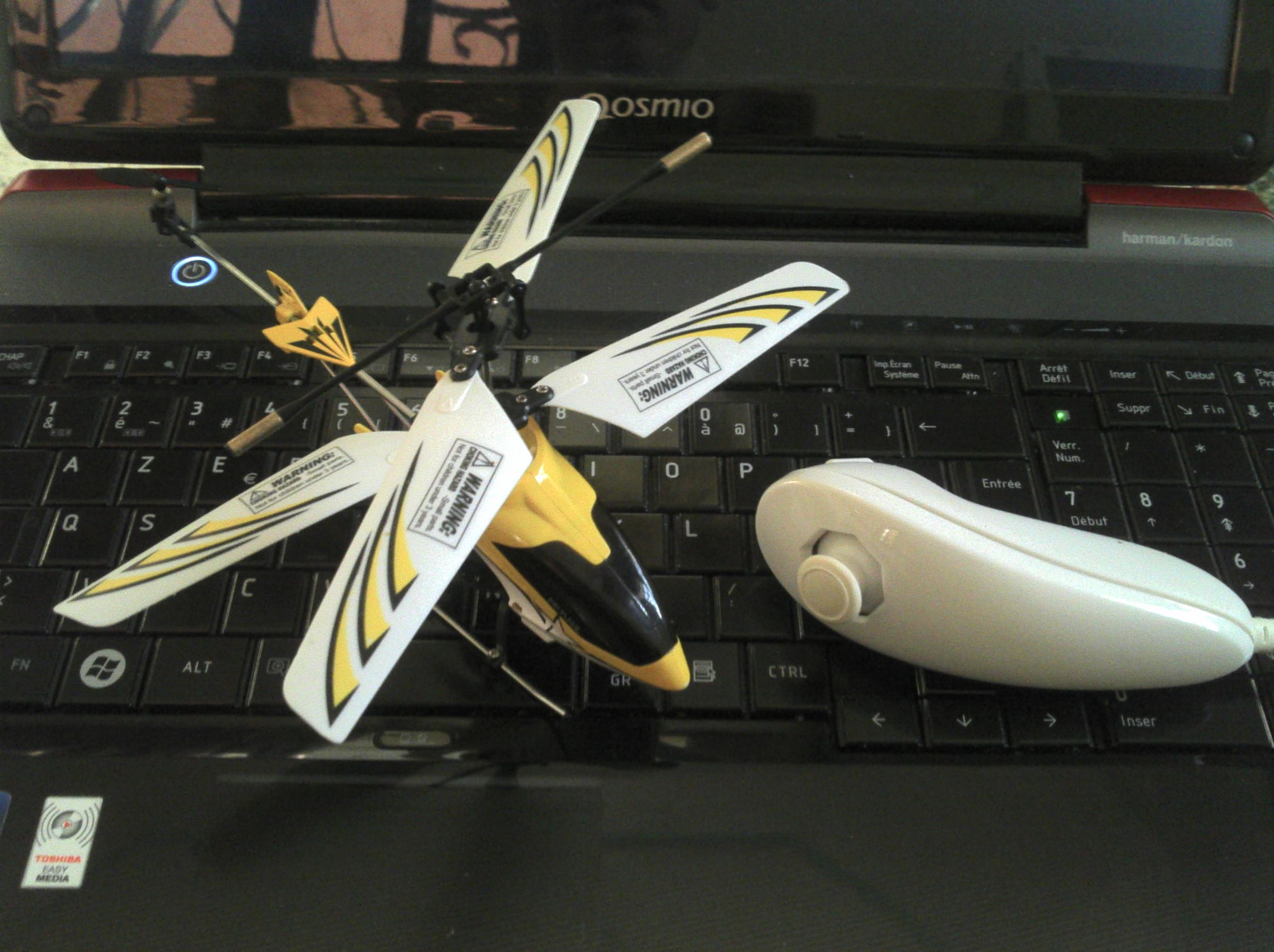Nunchuk-controlled Helicopter