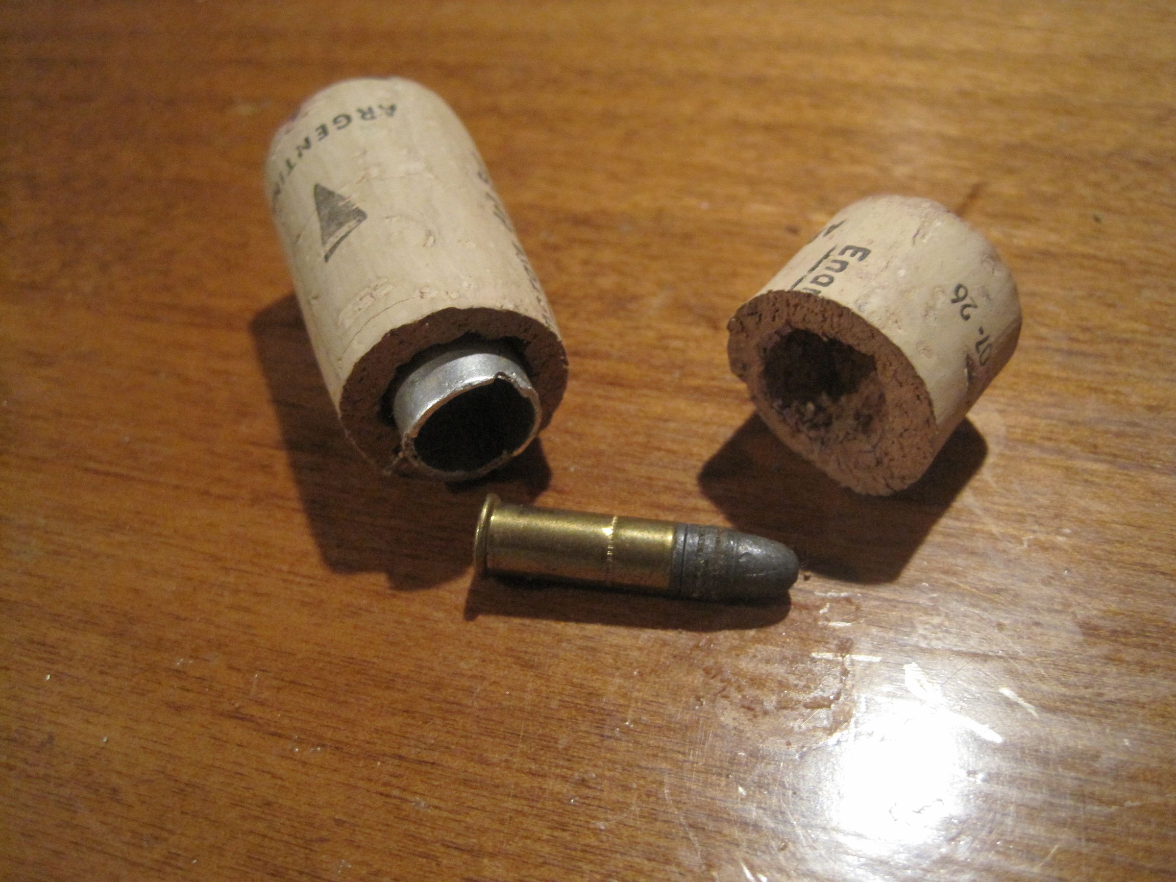 Wine Cork Hidden Compartment