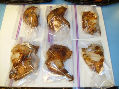 Cut Up Chicken and Bag Portions for Freezing