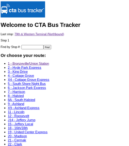 CTA API