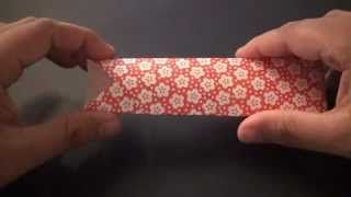 How to Make an Easy Origami Chopstick Holder!