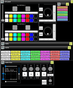 Nastavení Ovládání LED Pásku a Junior Skeneru