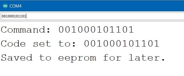 Editing and Changing the Code to Transmit