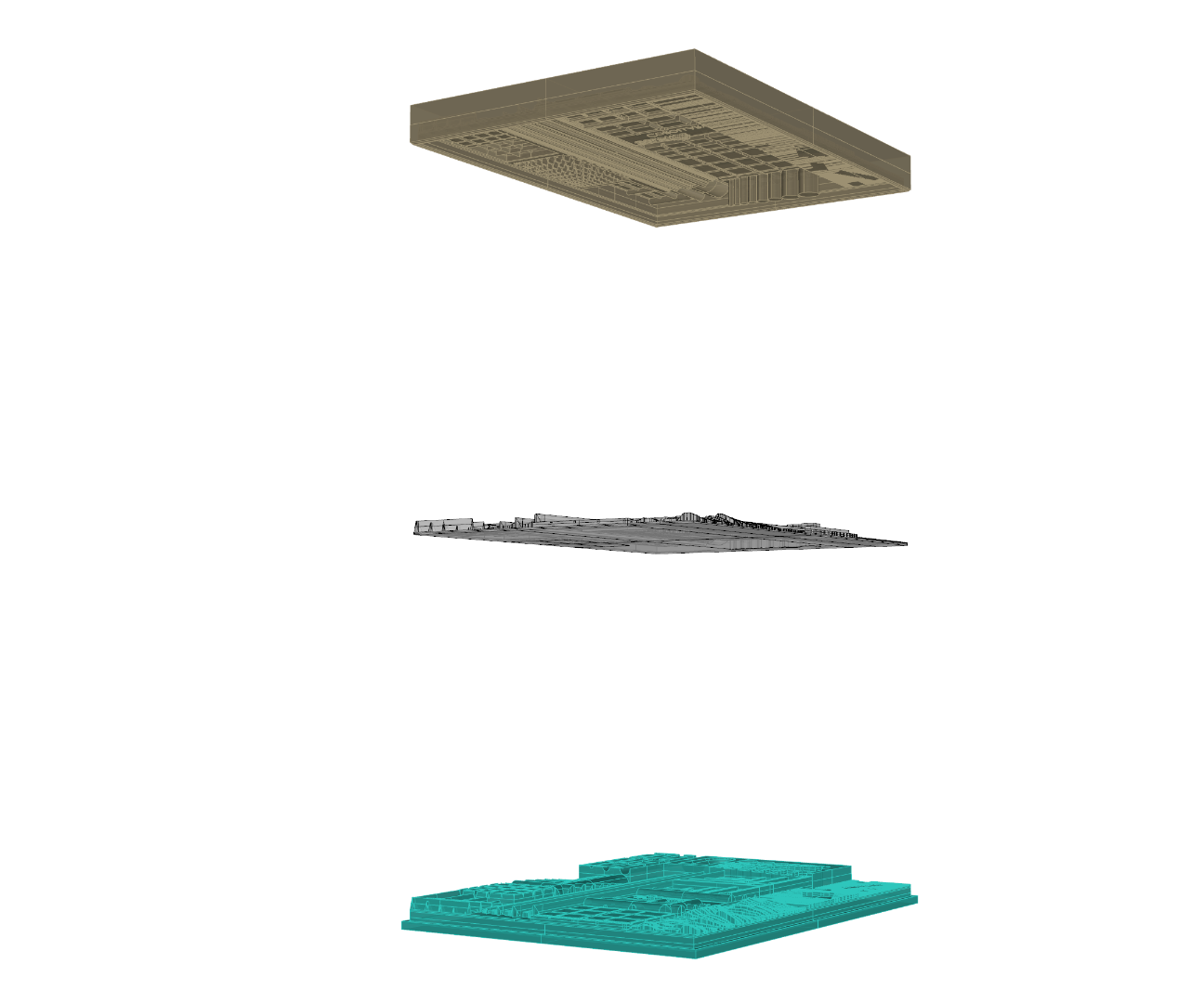 3D print-based molds for glass slumping