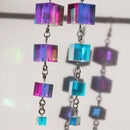 Dichroic Resin Earrings